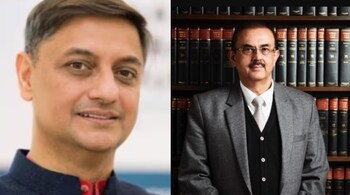 Vikas Singh (R) described Sanjeev Sanyal's (L) remark as “irresponsible” and “made in bad taste,” insisting that it reflected “a lack of understanding of how the courts function.”