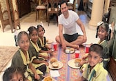 Varun Dhawan celebrates Kanjak puja with kids on Durga Ashtami, see pics