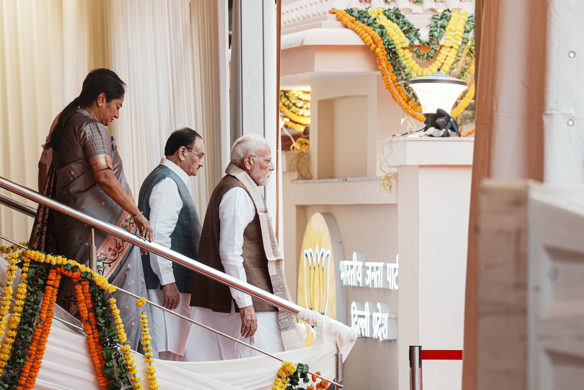 Delhi BJP gets new address, PM Modi inaugurates office at Deen Dayal Upadhyay Marg | In Pics