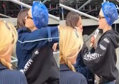 Cara Delevingne hugs Aishwarya Rai, straighten her hair at Paris Fashion Week
