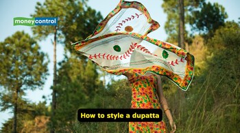 A dupatta is no longer just about completing an outfit but it’s rewriting tradition with flair. With artful draping, it can become more than an accessory and turns into a symbol of individuality (Image: Canva)