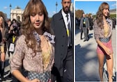 BLACKPINK’s Lisa shines in gold-pink outfit and handbag at Louis Vuitton’s spring 2026 Paris Fashion Week