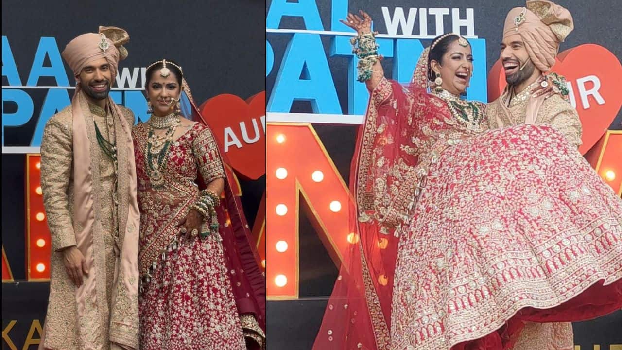 Pre-wedding functions  The wedding celebrations on the show's set included vibrant haldi and mehendi ceremonies. Avika wore a colourful lehenga and choli, giving Navratri and rooted traditional wear feels. Milind complimented her look, and they both looked like they are made for each other. 