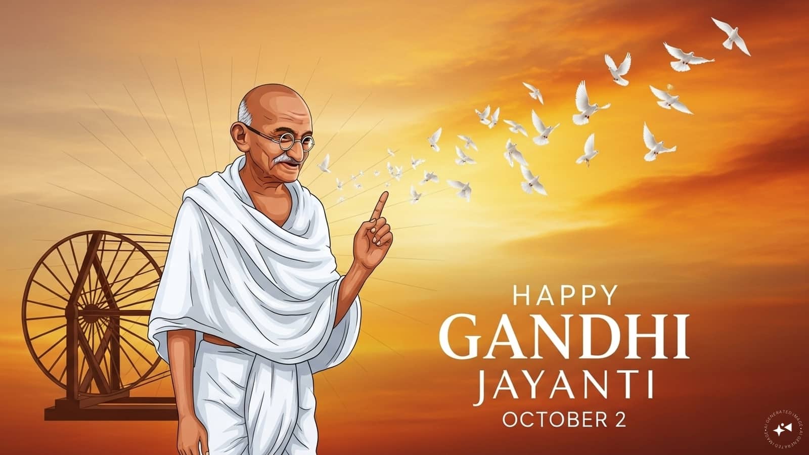 Gandhi Jayanti 2025 Wishes: 50+ Quotes, Images, WhatsApp and Instagram Status