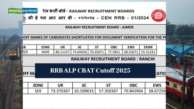 RRB ALP CBAT Cutoff 2025: EWS category cutoff lower than SC, ST, OBC categories in this region - check here