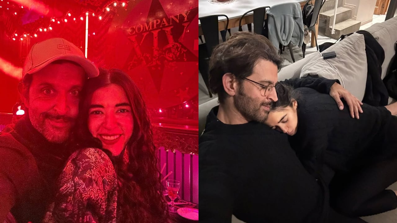 Hrithik Roshan and Saba Azad celebrate four years of being together, actor shares romantic post- See pics