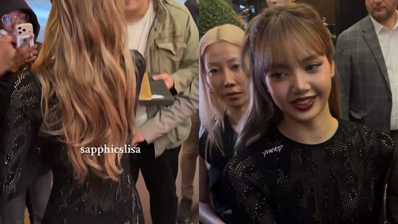 BLACKPINK’s Lisa shocks in a see-through lacy outfit at Louis Vuitton after-party at Paris Fashion Week - watch videos