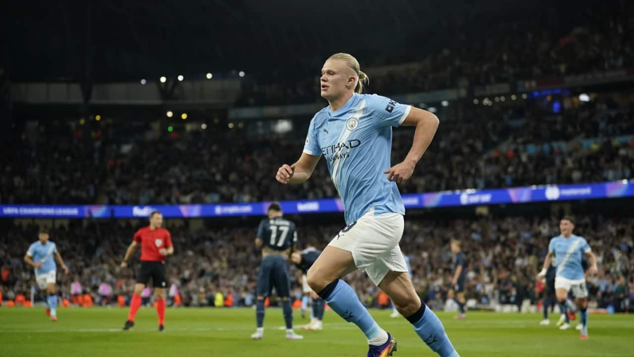 Erling Haaland closes in on Lionel Messi's Champions League record