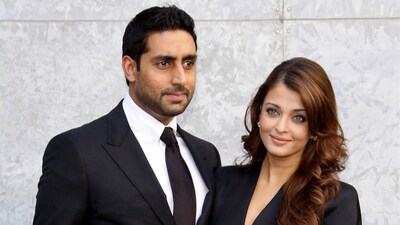 Aishwarya Rai Bachchan wishes husband Abhishek Bachchan on his 50th birthday, calls him 'Bubby papa', says, "stay golden and shine"
