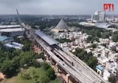 Watch | Ahmedabad–Gandhinagar metro reaches Mahatma Mandir after successful trial run