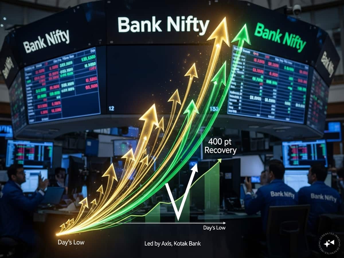 Bank Nifty recovers 400 pts from day's low, led by Axis, Kotak Mahindra Bank; here are the key triggers