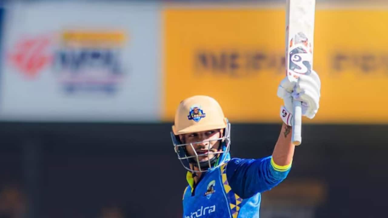 Shikhar Dhawan Former Indian Opener Shikhar Dhawan ended his international and IPL career in 2024. Same year, he joined the Nepal Premier League and became the first Indian to play in Nepal’s T20 League. (X/mufaddal_vohra)