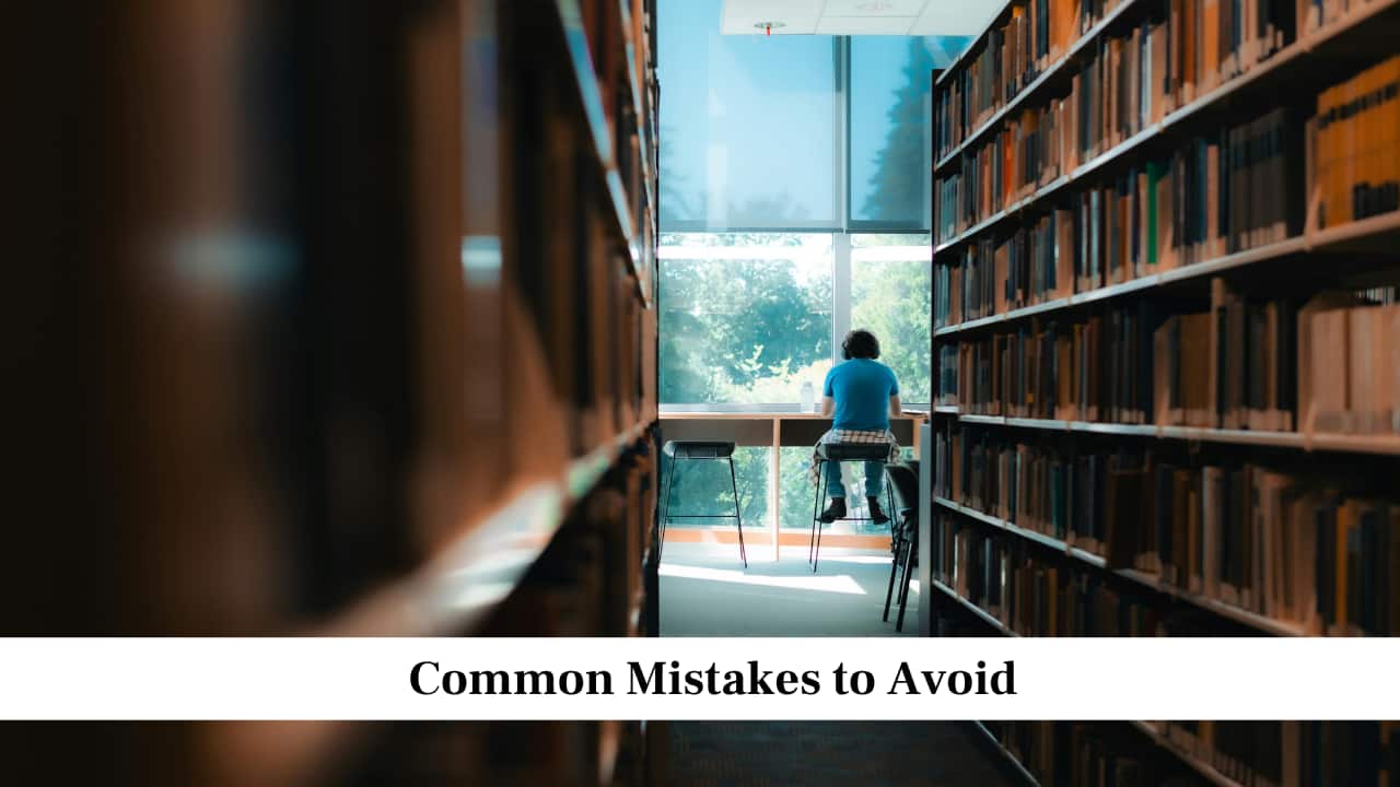 Common Mistakes to Avoid Common Mistakes to Avoid
