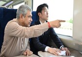 Ashwini Vaishnaw, Japan's minister Nakano visit construction site of high-speed rail in Surat