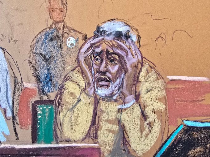 Sean “Diddy” Combs breaks down in tears as children plead for leniency at sentencing hearing