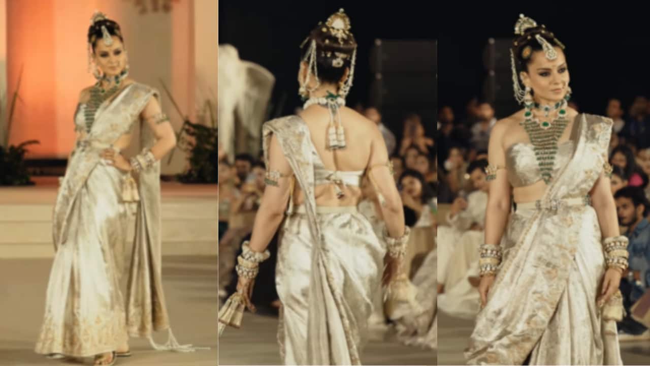 Kangana Ranaut stuns in royal look as she returns to ramp as showstopper- See pics