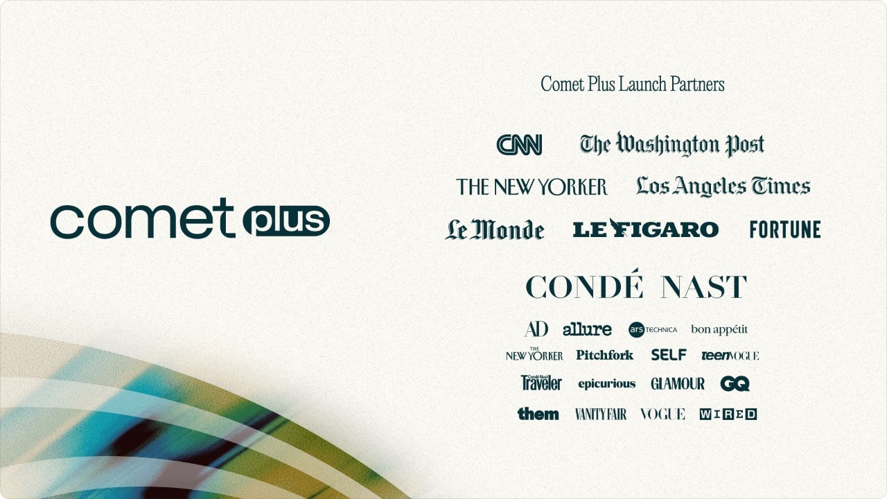 Perplexity rolls out Comet Plus with big-name publishing partners