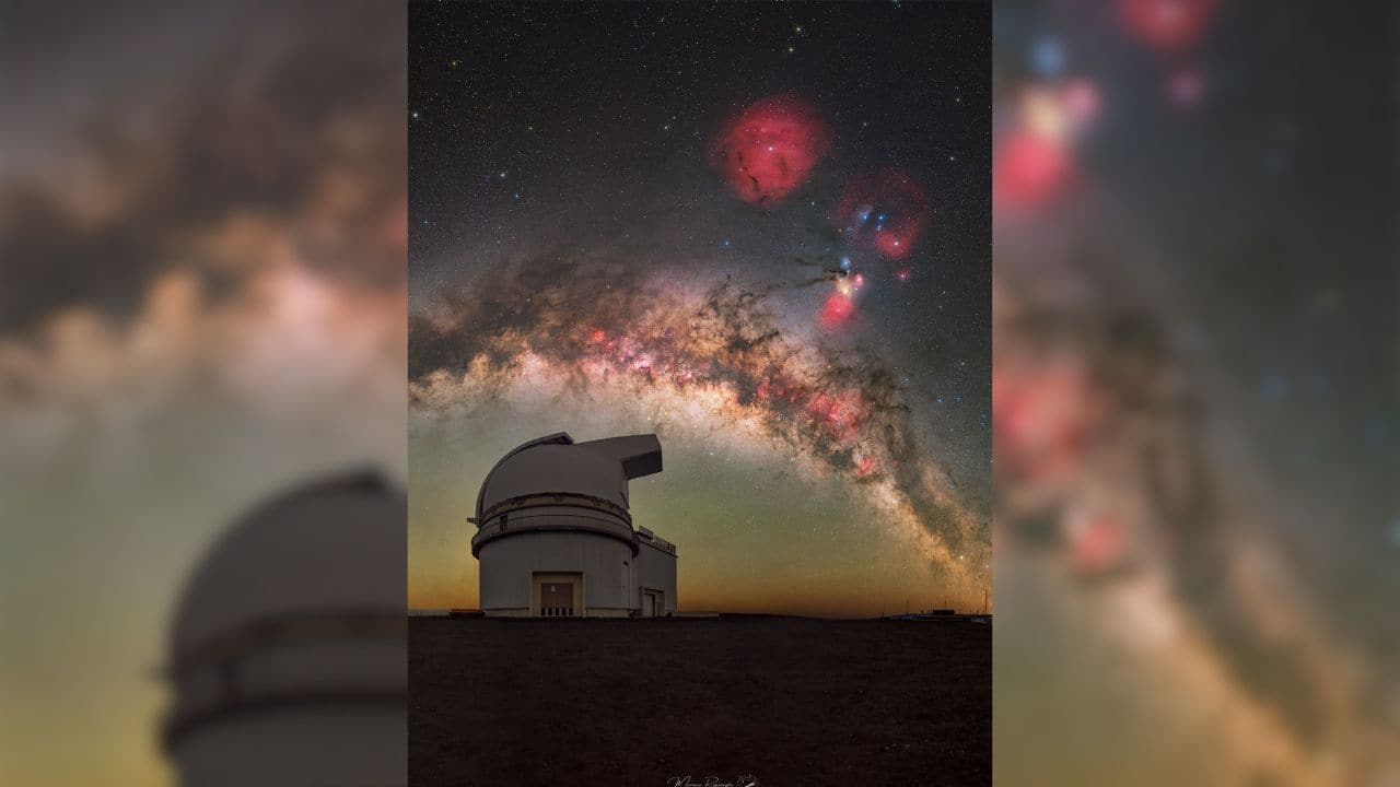 Milky Way over Maunakea: The Vera C. Rubin Observatory will scan the sky nightly, capturing shifting cosmic events like supernovas, asteroids, and comets while mapping our ever-evolving universe. (Image: Marzena Rogozinska/NASA)