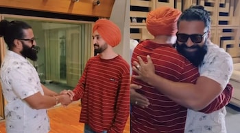 Rishab Shetty and Diljit Dosanjh