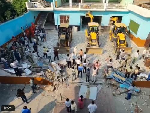 After Bareilly violence, accused’s baraat ghar razed in ‘routine’ demolition drive