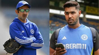 Gautam Gambhir and Harshit Rana. (Photo: AFP and PTI)