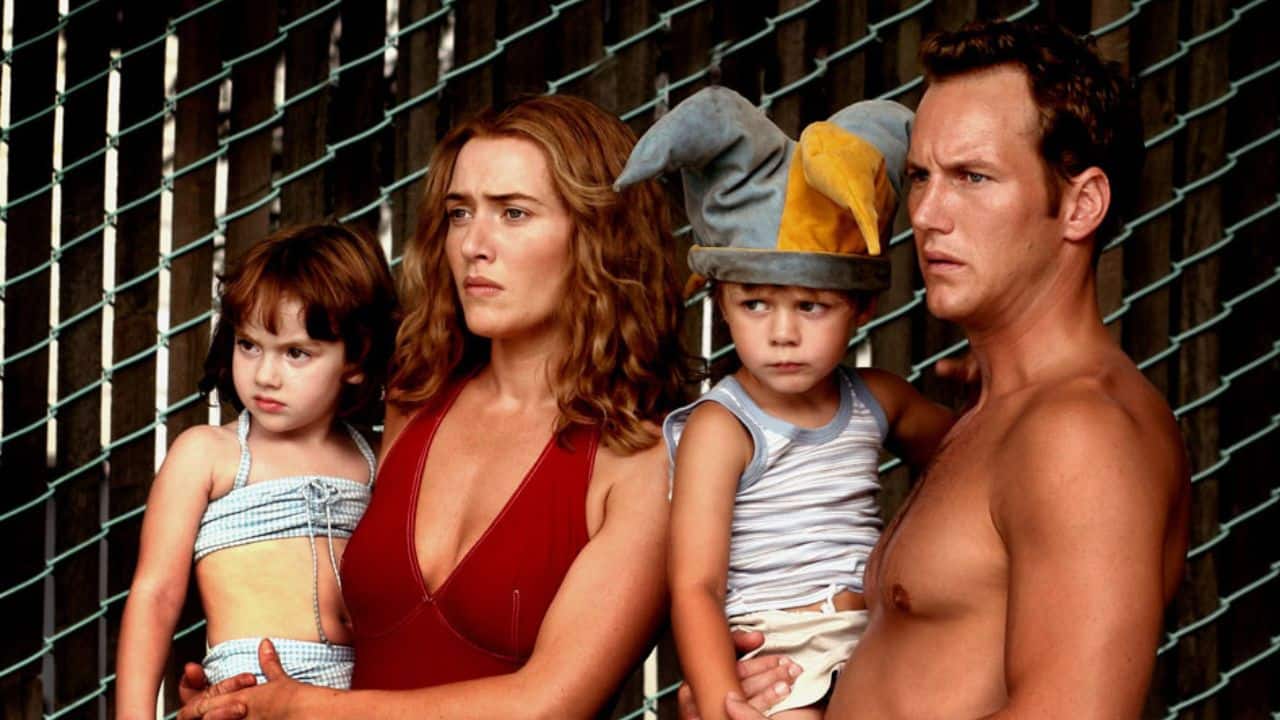 Little Children Little Children, which is based on Tom Perrotta's book, centres on Brad Adamson (Patrick Wilson) and Sarah Pierce (Winslet), who live in a Massachusetts suburb and have an affair. For her performance in the 2006 movie, Winslet received nominations for an Oscar, a Golden Globe, a SAG Award, and a BAFTA Award.