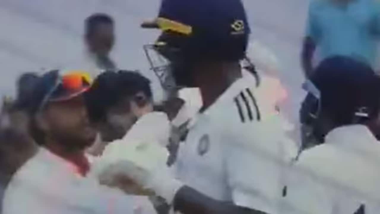WATCH: Umpires try to stop Yash Thakur and Yash Dhull as ugly exchange almost turns physical in Irani Cup final