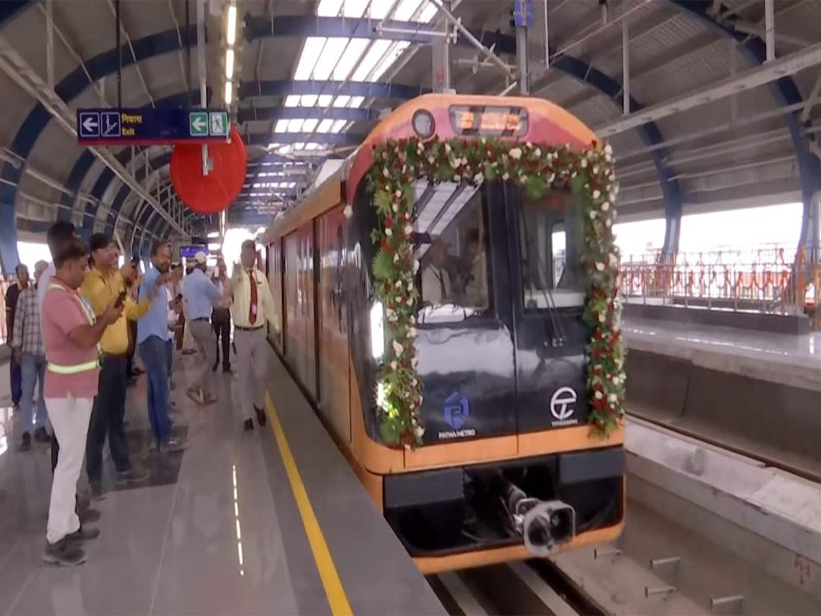 Bihar CM Nitish Kumar inaugurates first phase of Patna Metro from ISBT to Bhoothnath
