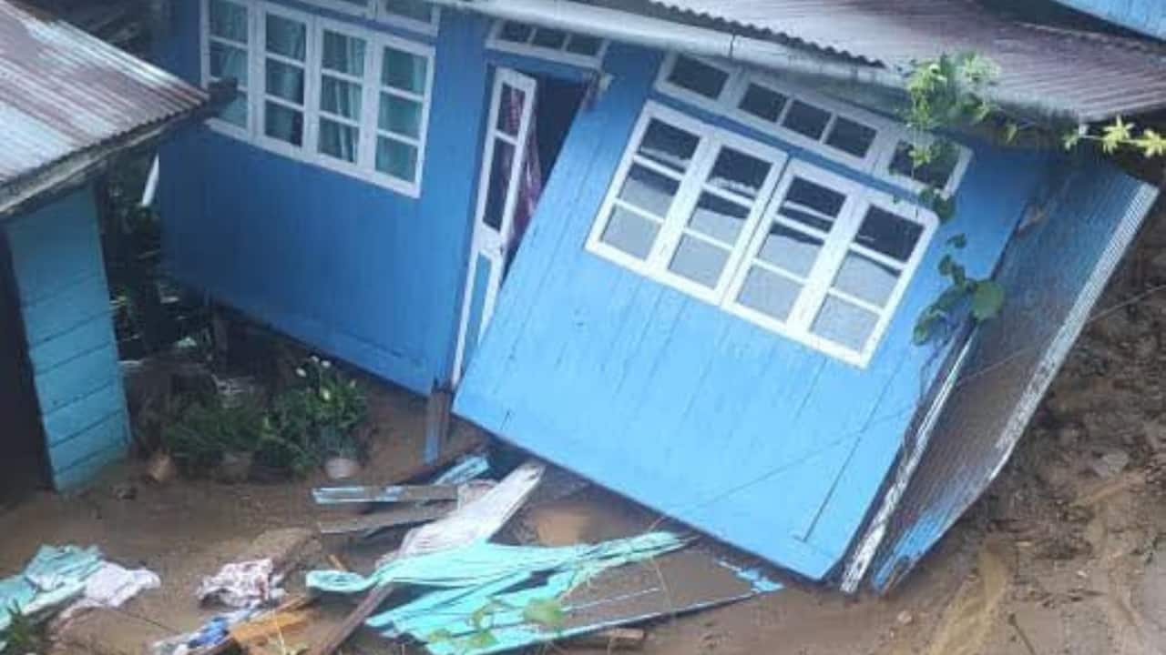 Rescue workers are battling perilous conditions. Rohit Chhetri, a civil defence team member working near Teesta Bazar, said his team had not gone home since the disaster began. Although, the ground is reportedly still unstable and more rain forecast, rescue efforts are going on relentlessly. (Image credit: Twitter)