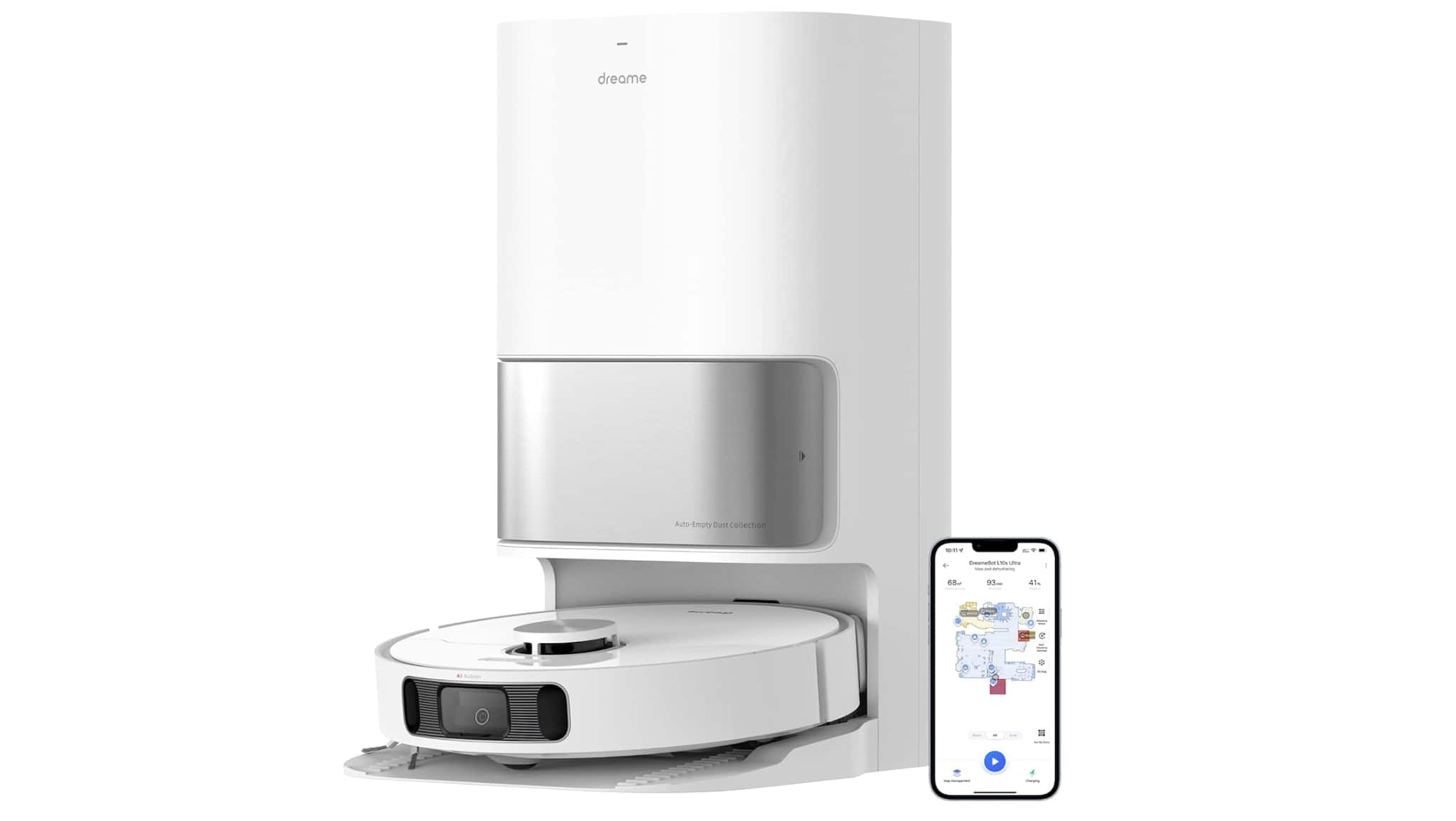 Dreame L10s Ultra Robot Vacuum Cleaner The Dreame L10s Ultra brings automation to home cleaning with an AI-powered obstacle detection system and 3D navigation. It features a self-cleaning base station, 5300Pa suction power, and a 210-minute runtime. With a 4.0-star rating from over 3,000 users, it is priced at ₹39,998 — down 65 percent from its MRP of ₹1,12,999. The product supports Wi-Fi, Alexa, and app-based control, making it suitable for hands-free cleaning.