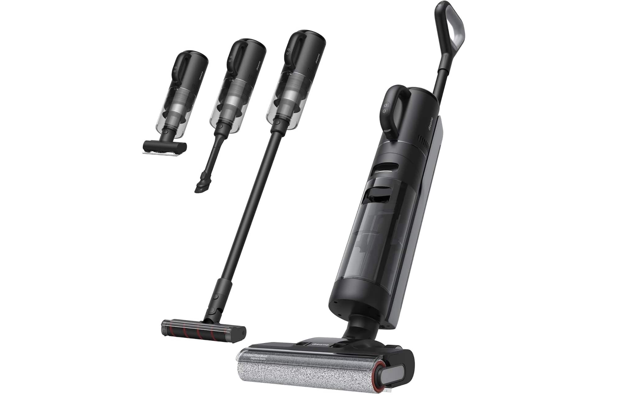 Dreame H12 Dual Smart Wet Dry Upright Vacuum The Dreame H12 Dual is a 4-in-1 cordless floor cleaner designed for multi-surface use. It can vacuum, mop, and wash floors while featuring one-step self-cleaning with hot air drying. Rated 4.0 out of 5 stars, the device is listed at ₹33,999, reflecting an 83 percent discount from its MRP of ₹1,99,999. Buyers can also avail of no-cost EMI options starting at ₹5,667 per month for six months.