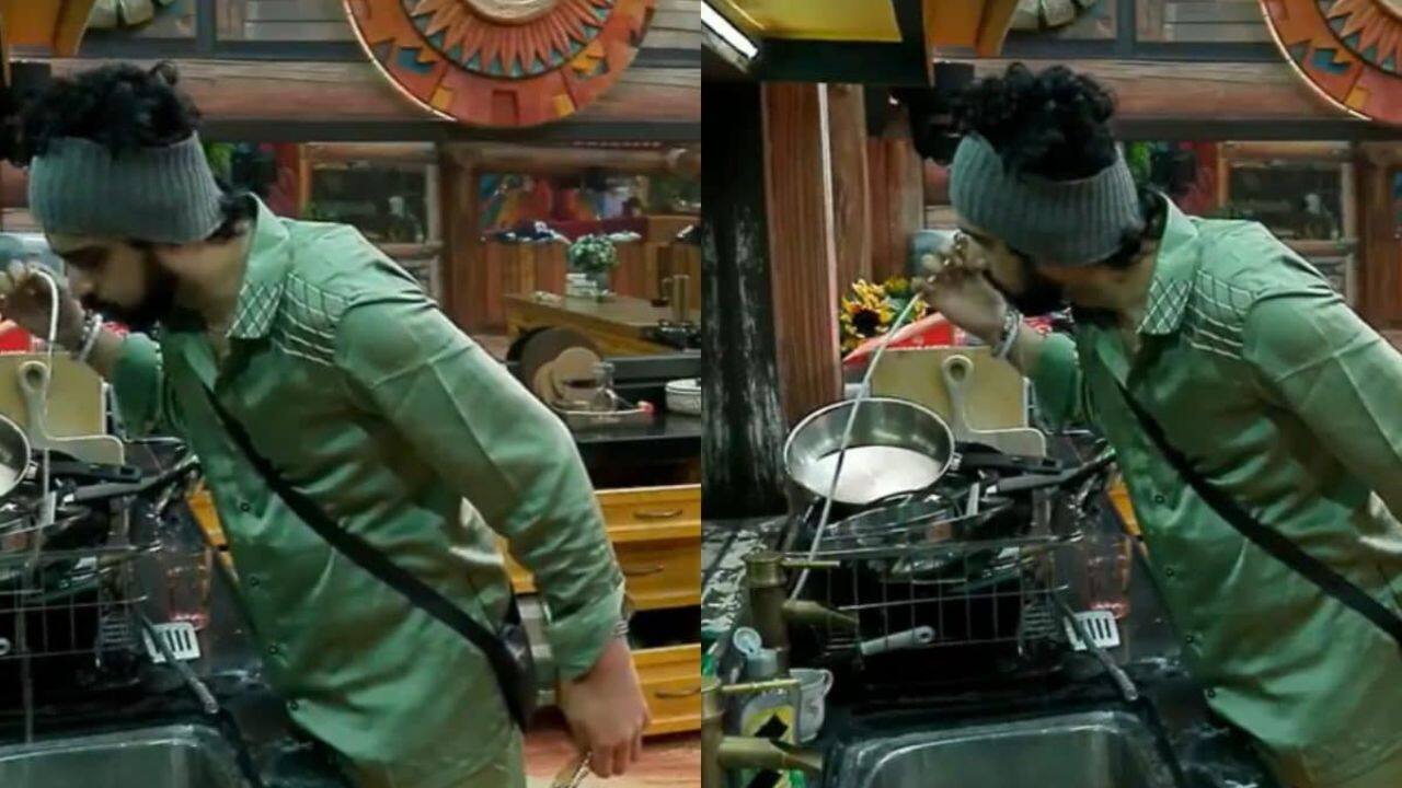 Bigg Boss 19: Amaal Mallik gets trolled for spitting in the kitchen sink; netizens call him mannerless