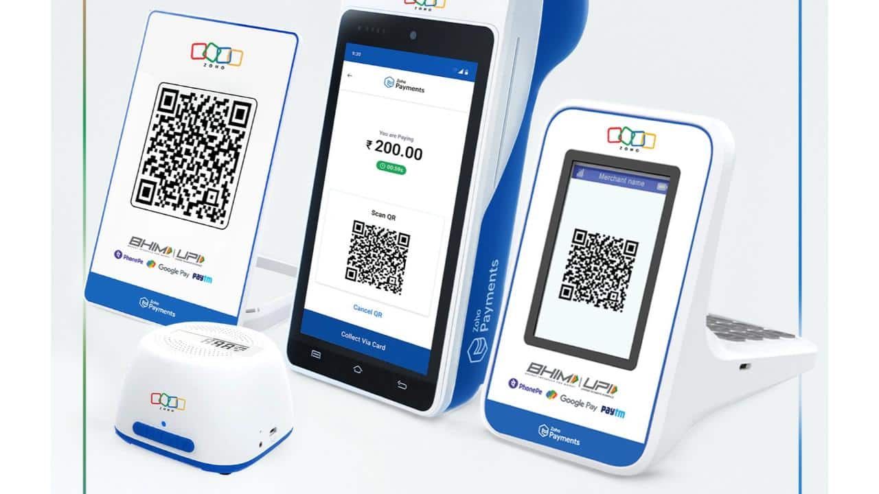 Zoho enters POS hardware market with new Zoho Payments devices; Sridhar Vembu says “we are deepening our fintech footprint.”