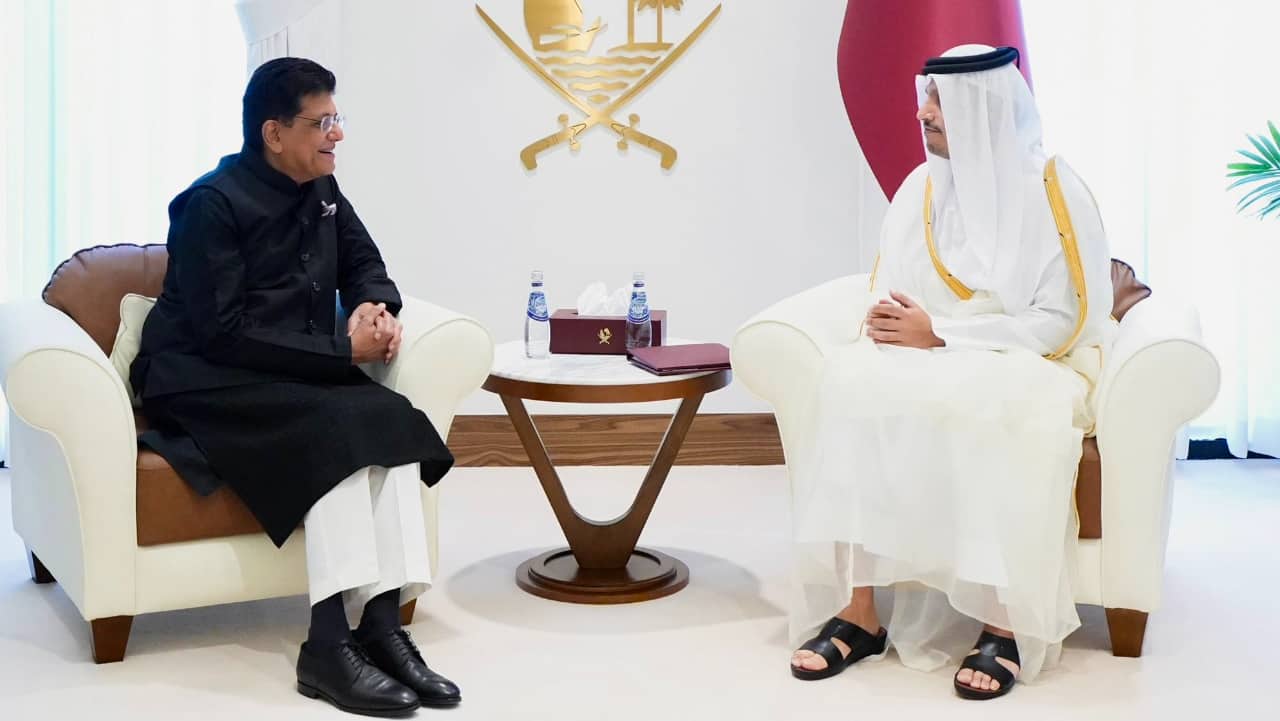 Qatari firms keen to partner with Indian firms for investments, third-country projects: Piyush Goyal