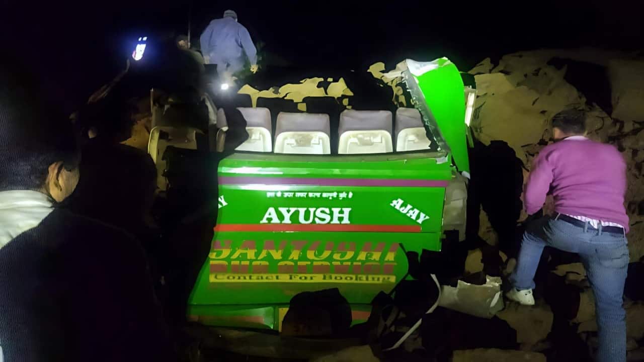 Himachal bus tragedy: 15 killed as landslide hits bus in Bilaspur, several trapped in debris