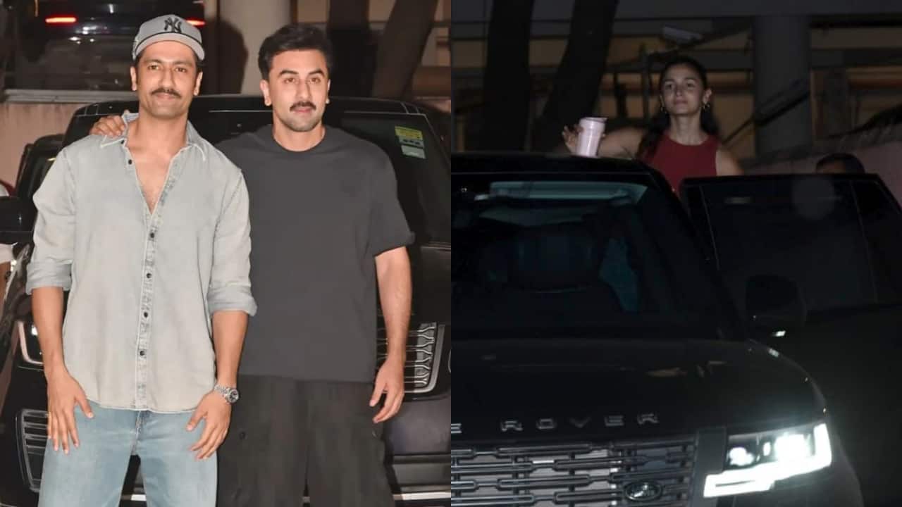 Ranbir Kapoor, Alia Bhatt and Vicky Kaushal spotted outside Sanjay Leela Bhansali office- Love &amp; War buzz