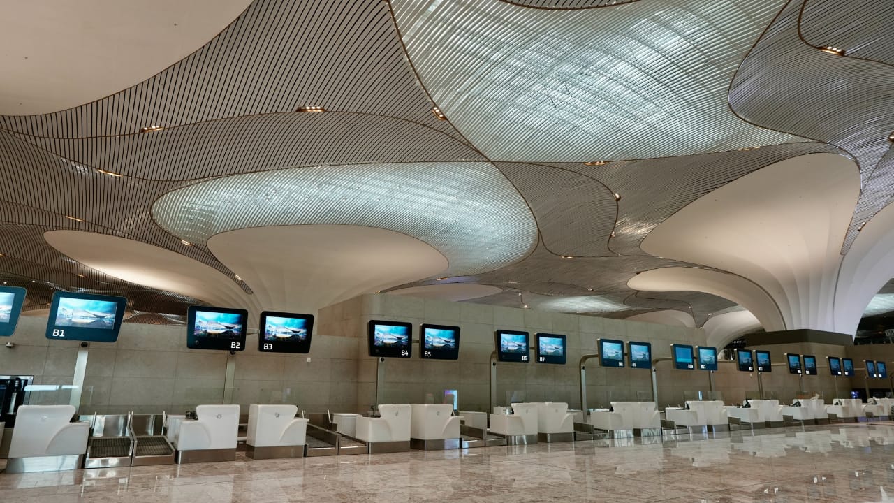 Inside Navi Mumbai Airport: Lotus-inspired design, word-class terminals, amenities | In pics