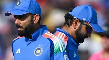 Virat Kohli and Rohit Sharma. (AFP Image)