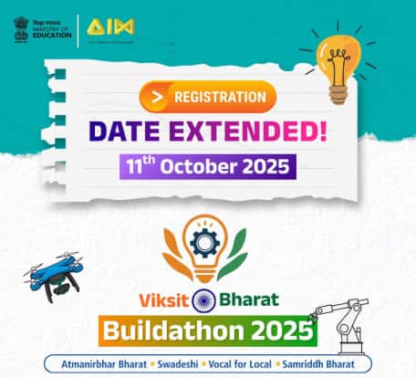 Viksit Bharat Buildathon 2025 Registration Extended: Apply now at vbb.mic.gov.in