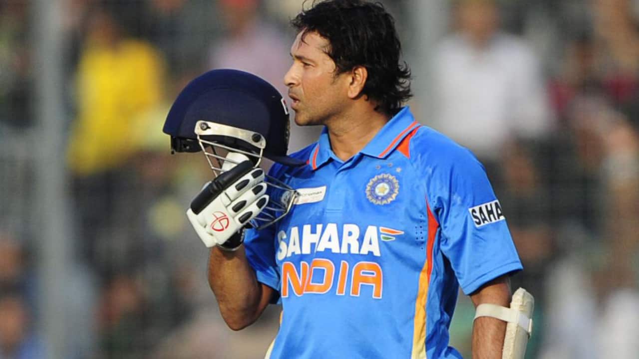Legendary Indian cricketer Sachin Tendulkar sits third on the list. Revered as one of the greatest to ever play the game, Tendulkar reached the 50-century landmark in 376 innings, a testament to his longevity and unmatched consistency in international cricket. (AFP Image)