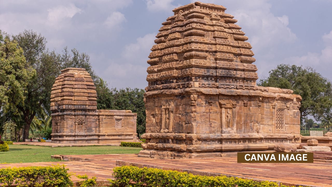 7. Jambulingeshwara and Kadasiddheshwara Temples: Small but significant temples featuring Nataraja, Ardhanarishvara, Harihara, and Lakulisha sculptures. These temples exhibit the experimentation of early Chalukya architects.