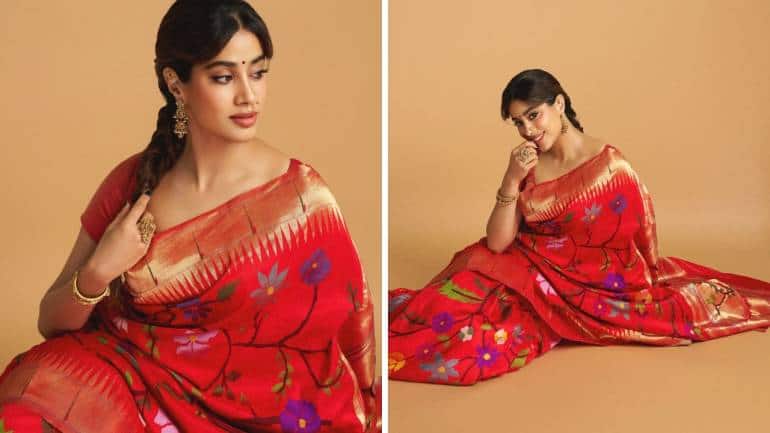 Best red saree looks with stylish blouse designs for Karwa Chauth 2025 (Image: Instagram)
