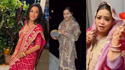 Rupali Ganguly, Rubina Dilaik, Bharti Singh, and more TV personalities who celebrate Karva Chauth