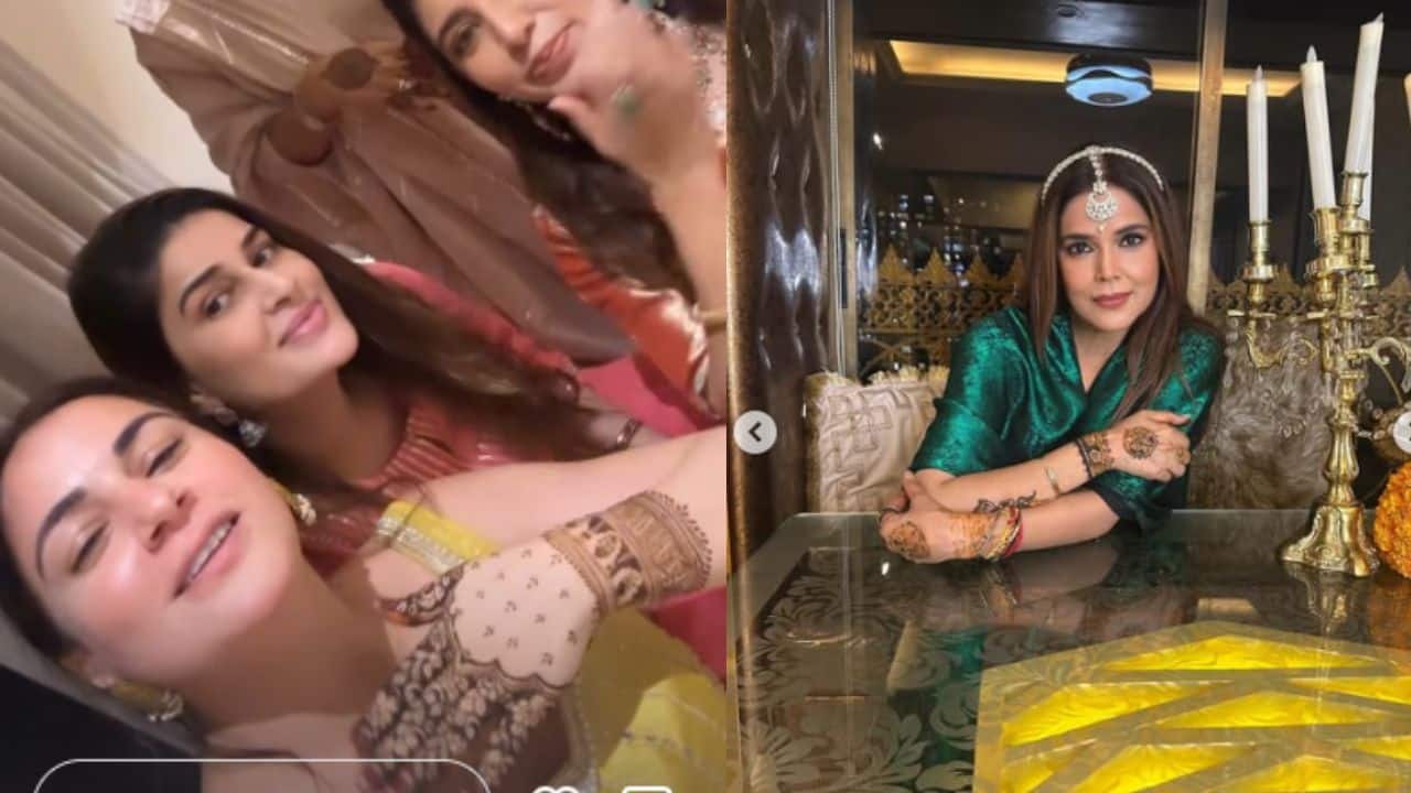Shraddha Arya, Neelam Bose Roy and other celebs begin pre-Karwa Chauth celebrations with Mehendi night