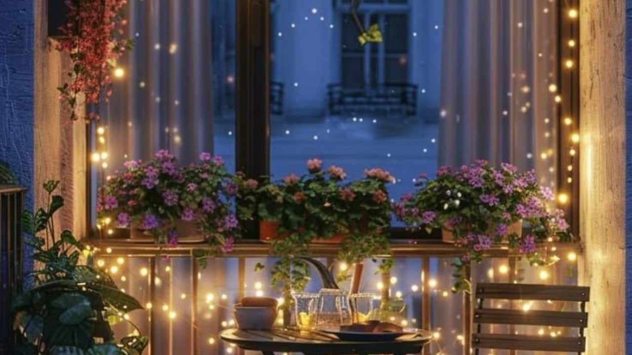 Fairy lights for a cosy vibe