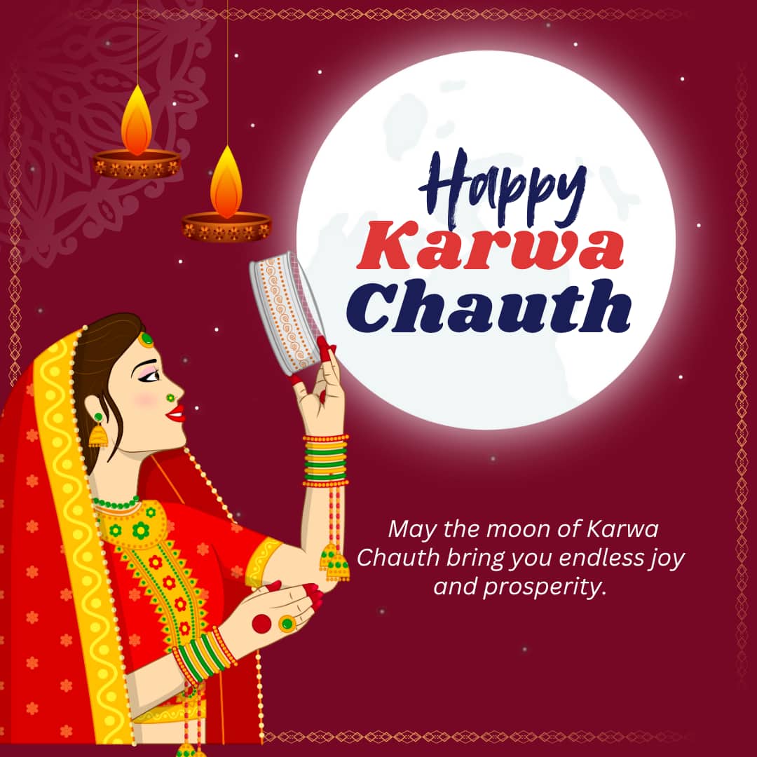 Karwa Chauth 2025 Images and Pictures (canva)