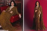 Kareena Kapoor Khan goes fierce in maximal style with an animal-printed saree and jacket