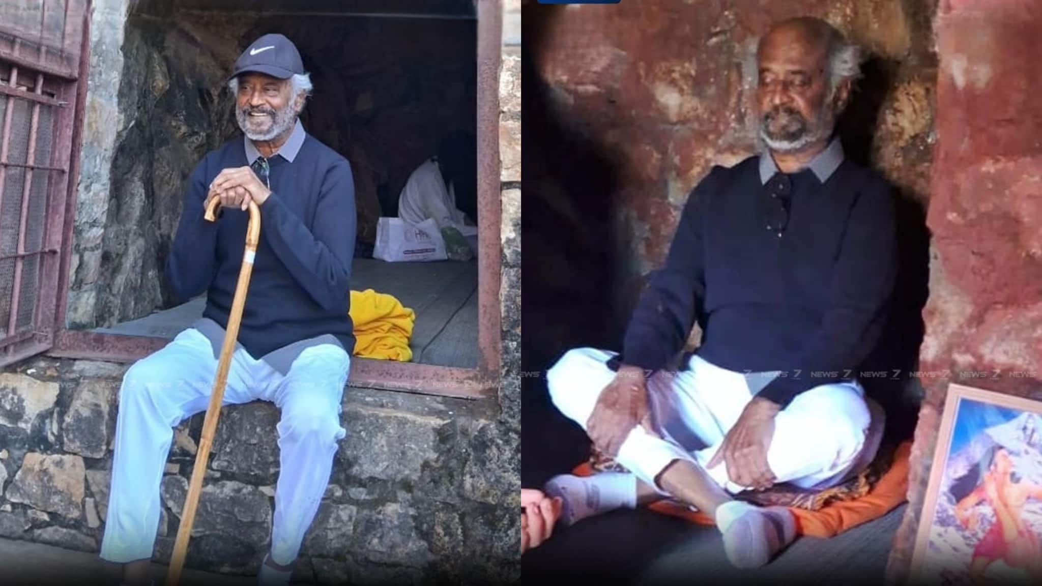 Rajinikanth visits Mahavatar Babaji caves during Himalayan trip, stops for selfies with fans