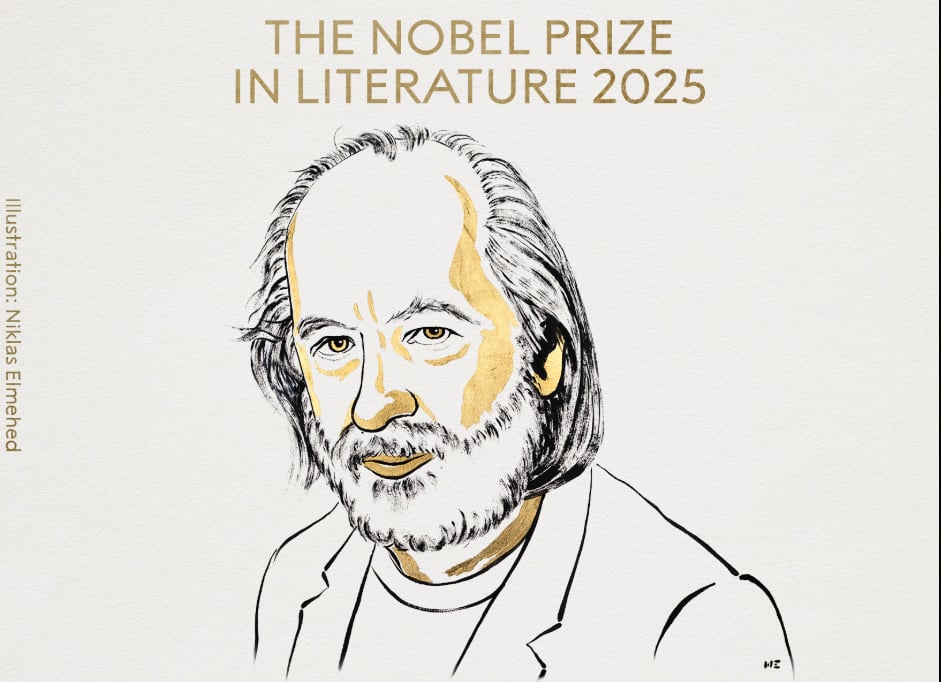 Hungarian author László Krasznahorkai wins 2025 Nobel prize in literature