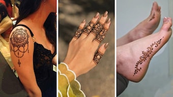 Karwa Chauth 2025: Modern mehndi placement ideas, from upper arm to toe fingers